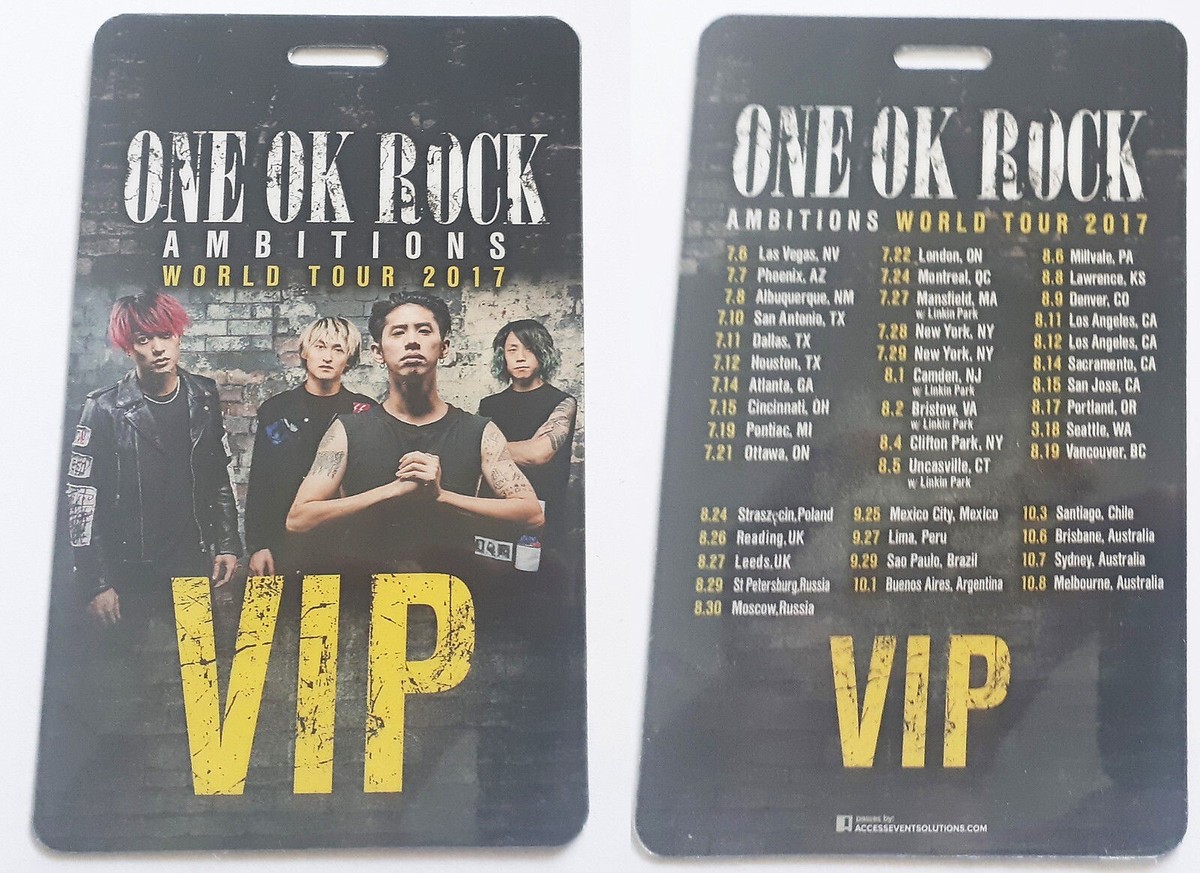 ONE OK ROCK ワンオクロック シドニー公演 AAAパス ギターピック