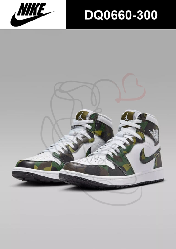 Nike Air Jordan 1 High Golf Camo DQ0660-300 Men's | eBay