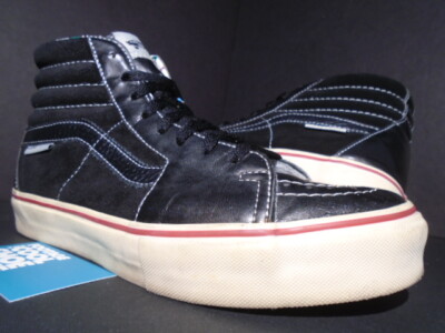 2006 VANS SK8-HI LX MARC JACOBS PATENT LEATHER GRAFFITI BLACK OFF