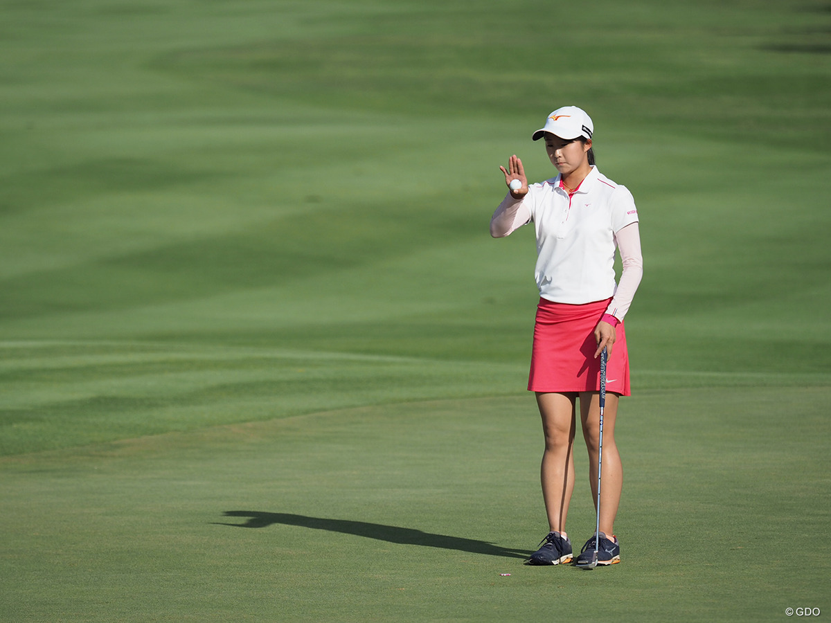 ベストスコア「67」で6位浮上 稲垣那奈子は「I WANT TO WIN
