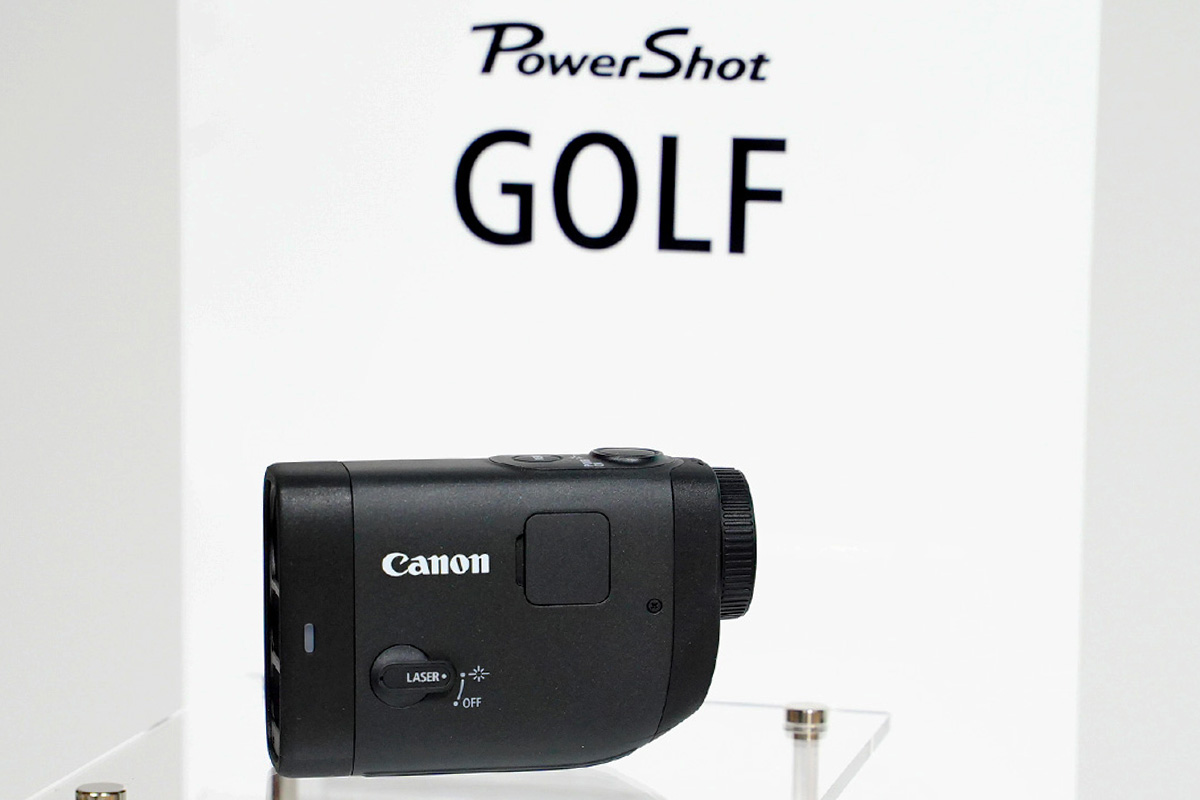 キヤノンがゴルフ業界に新規参入 写真と動画が撮れるレーザー距離計を