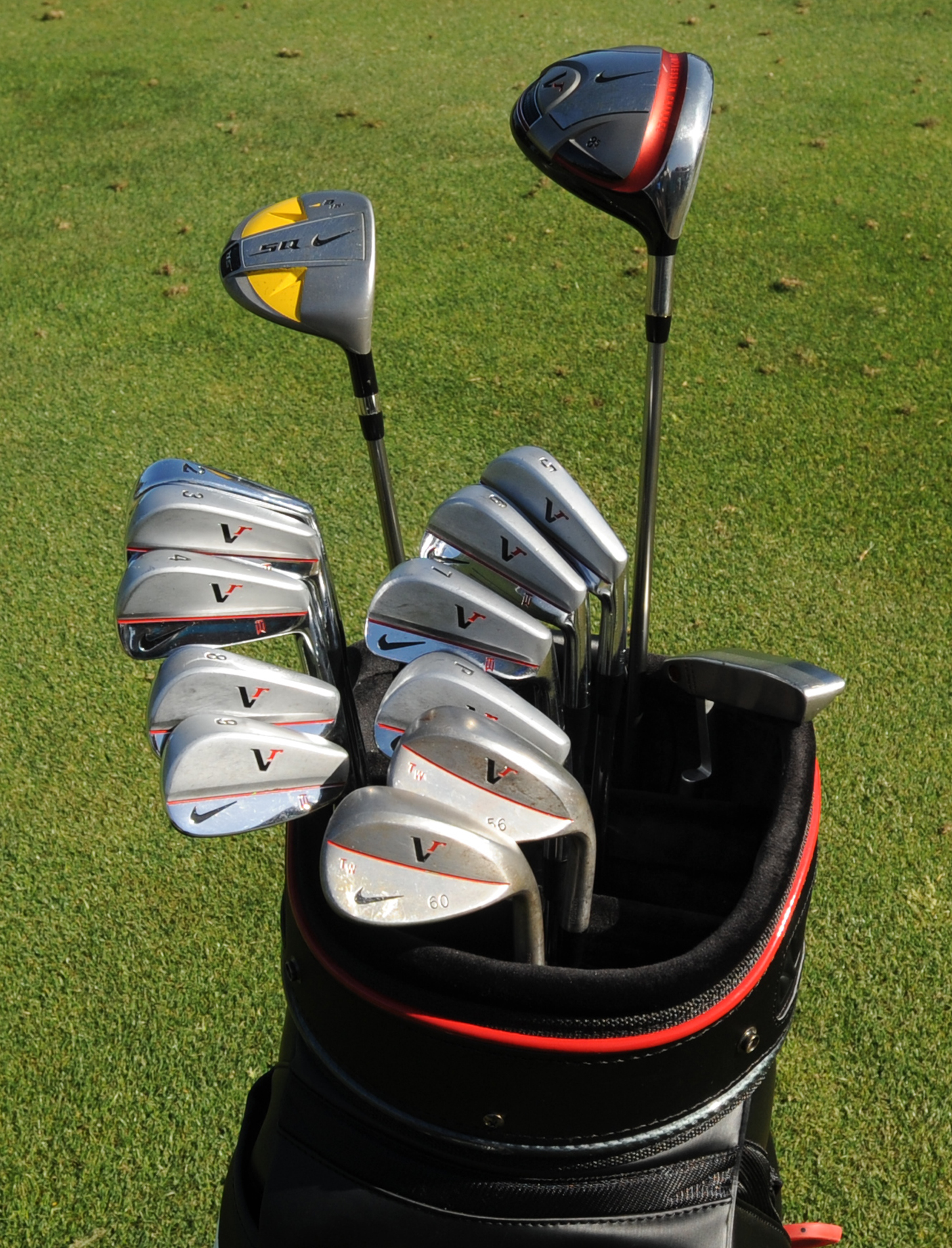 タイガー・ウッズ クラブセッティング 2010年「全米オープン」練習日