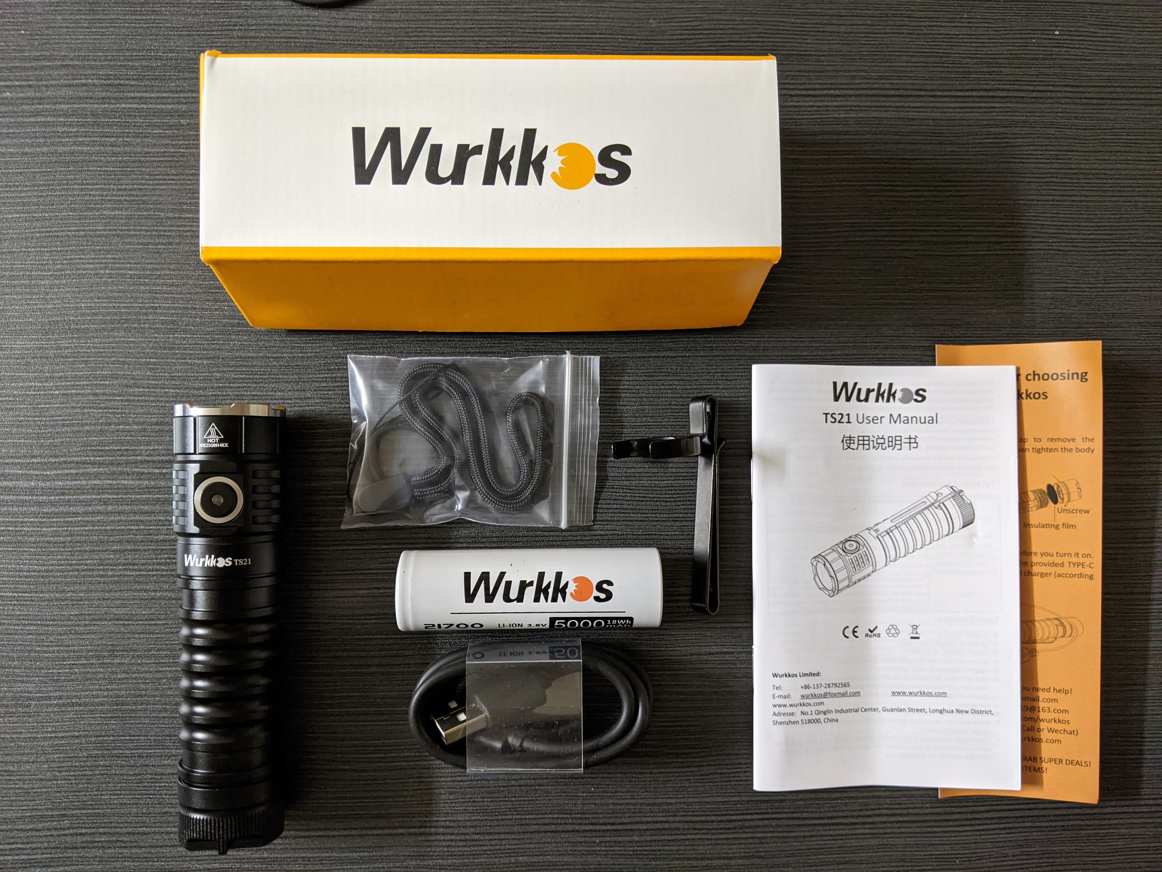 Wurkkos TS21 - Non-expert review - 21700 Flashlights
