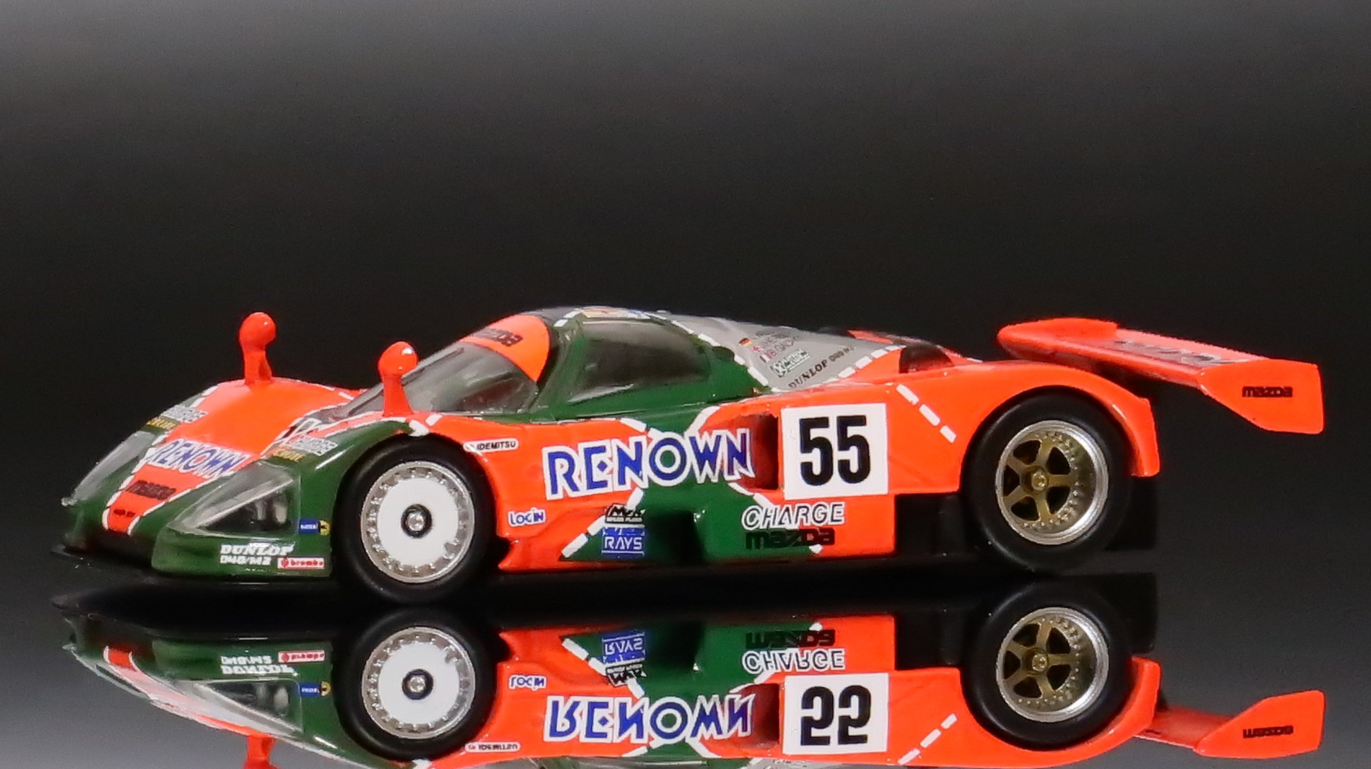 モデルインプレッション】 Spark Sparky 1/64 Mazda 787B #55 Winner