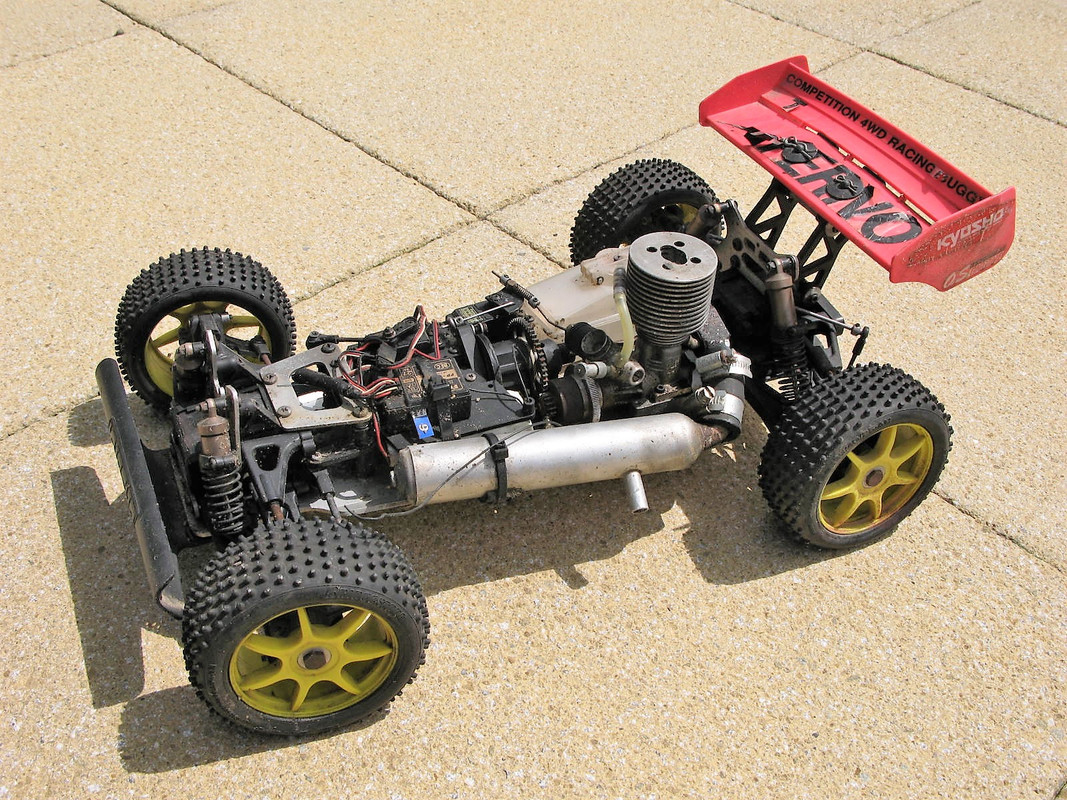 京商 Kyosho 1/8 TURBO BURNS ターボバーンズ 分解洗浄済 京商 Kyosho 1/