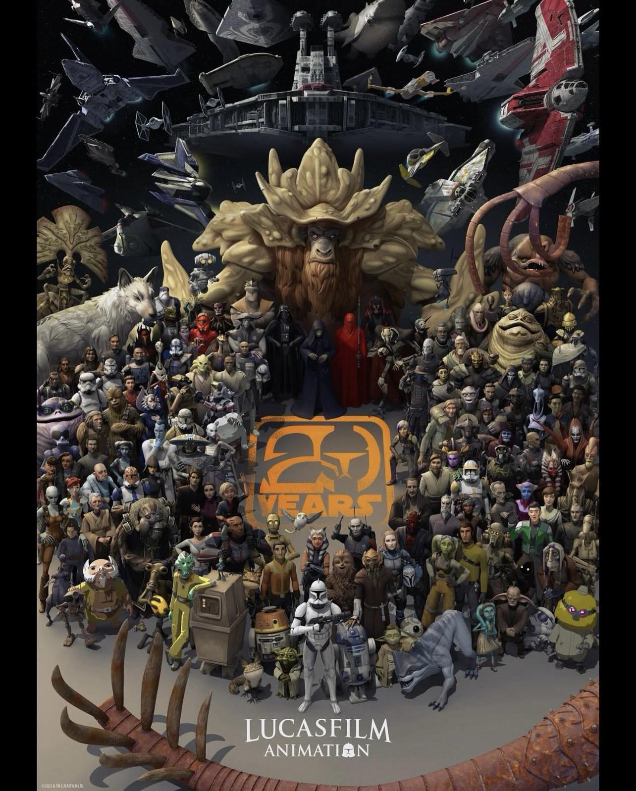 ルーカスフィルム・アニメーション20周年を記念して、スター・ウォーズ