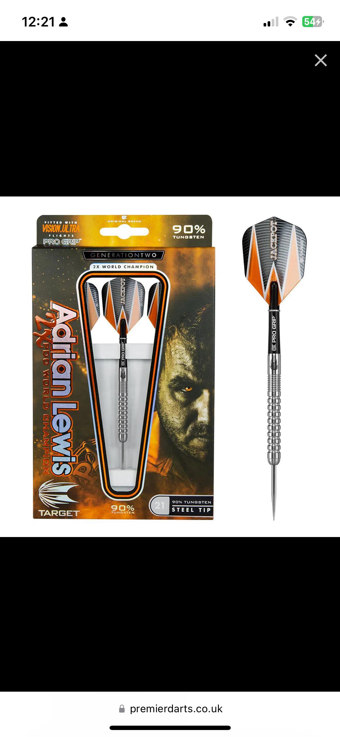 ダーツ Adrian Lewis gen2 23g ADRIAN LEWIS GEN 2 - Adrian Lewis