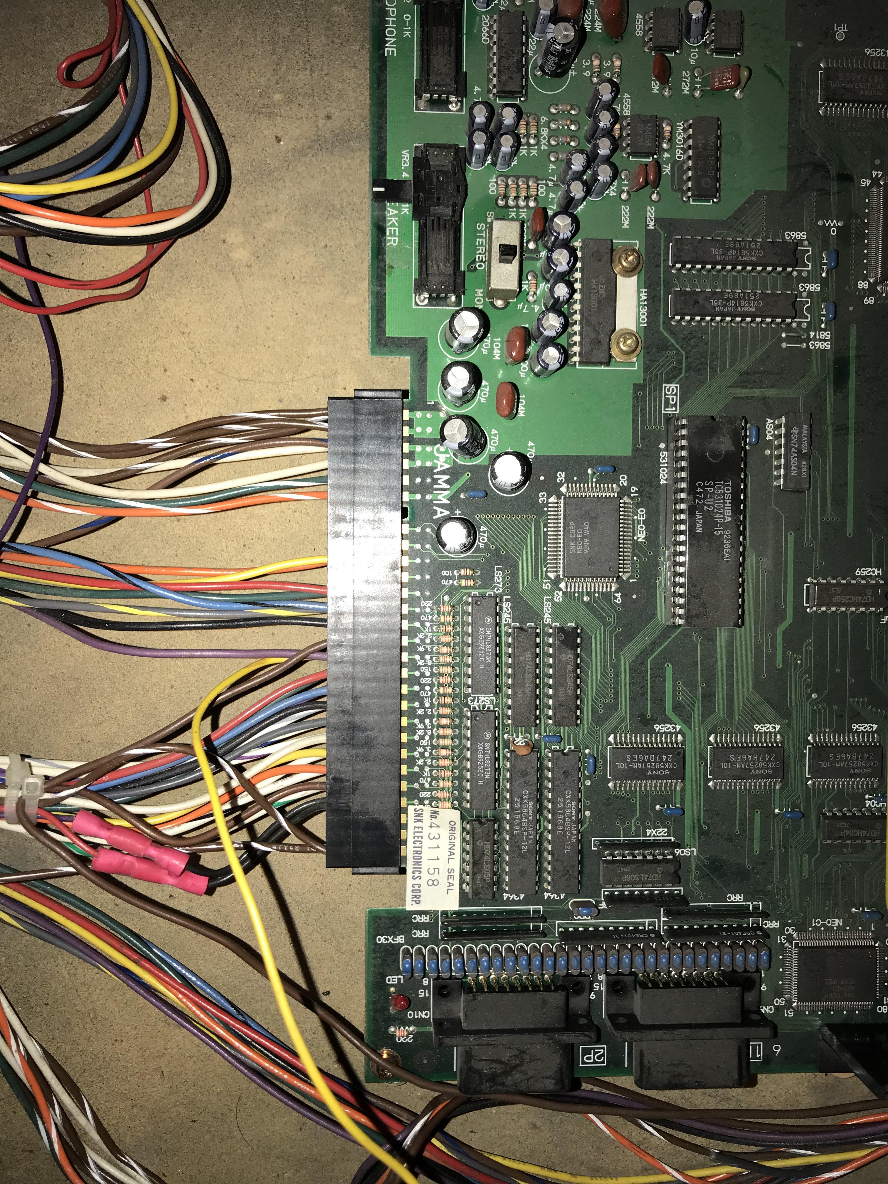 Is a single slot NEO-MVH MV1FS a true JAMMA board and could I swap