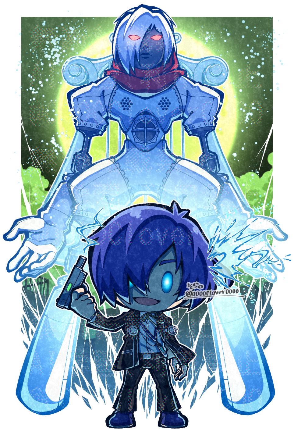 ペルソナ3 Q2 ふぉーちゅん アクリルキーホルダー 結城理 ペルソナ3 Q2