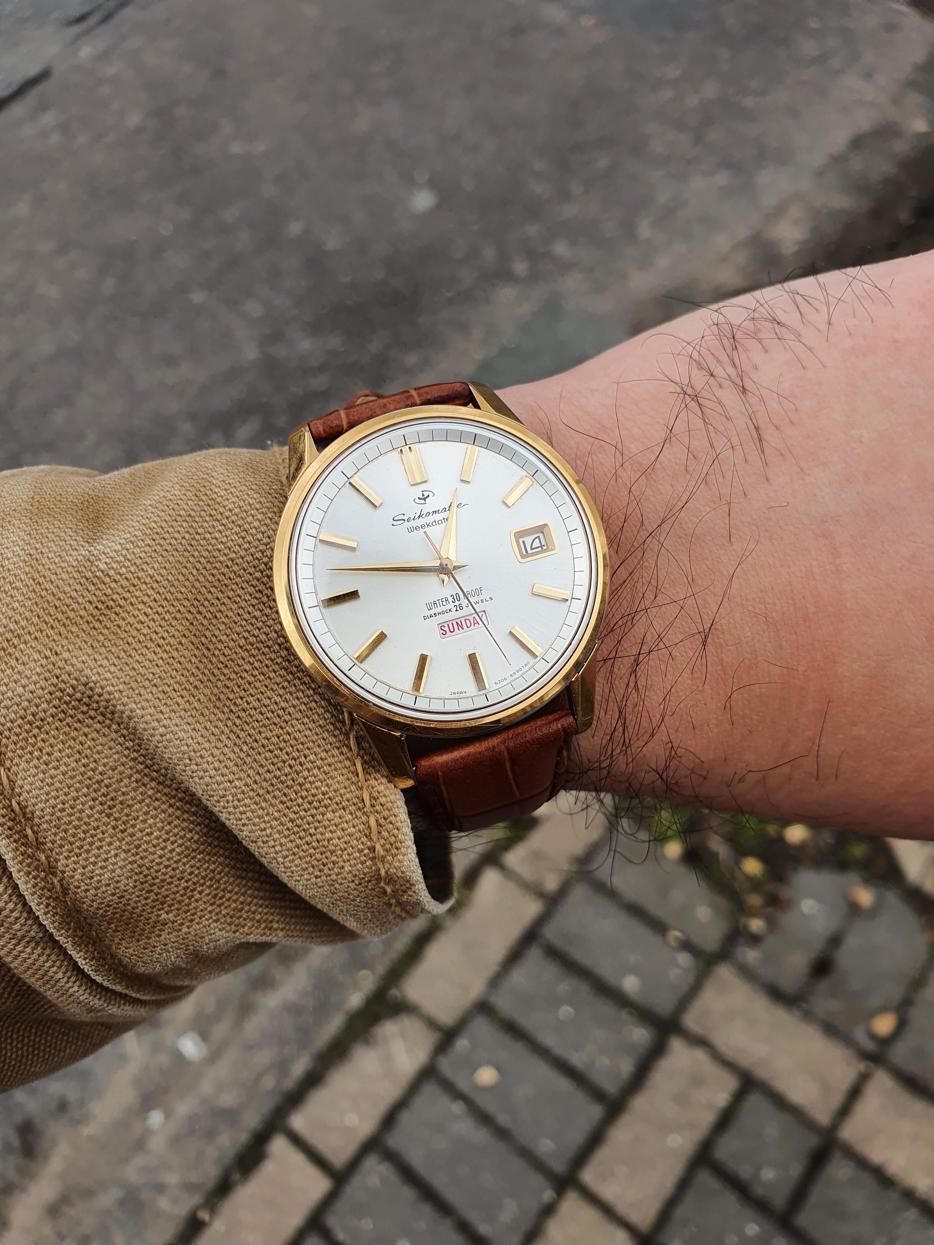 セイコー] セイコーマチック ウィークデーター、1965年頃。何ヶ月も