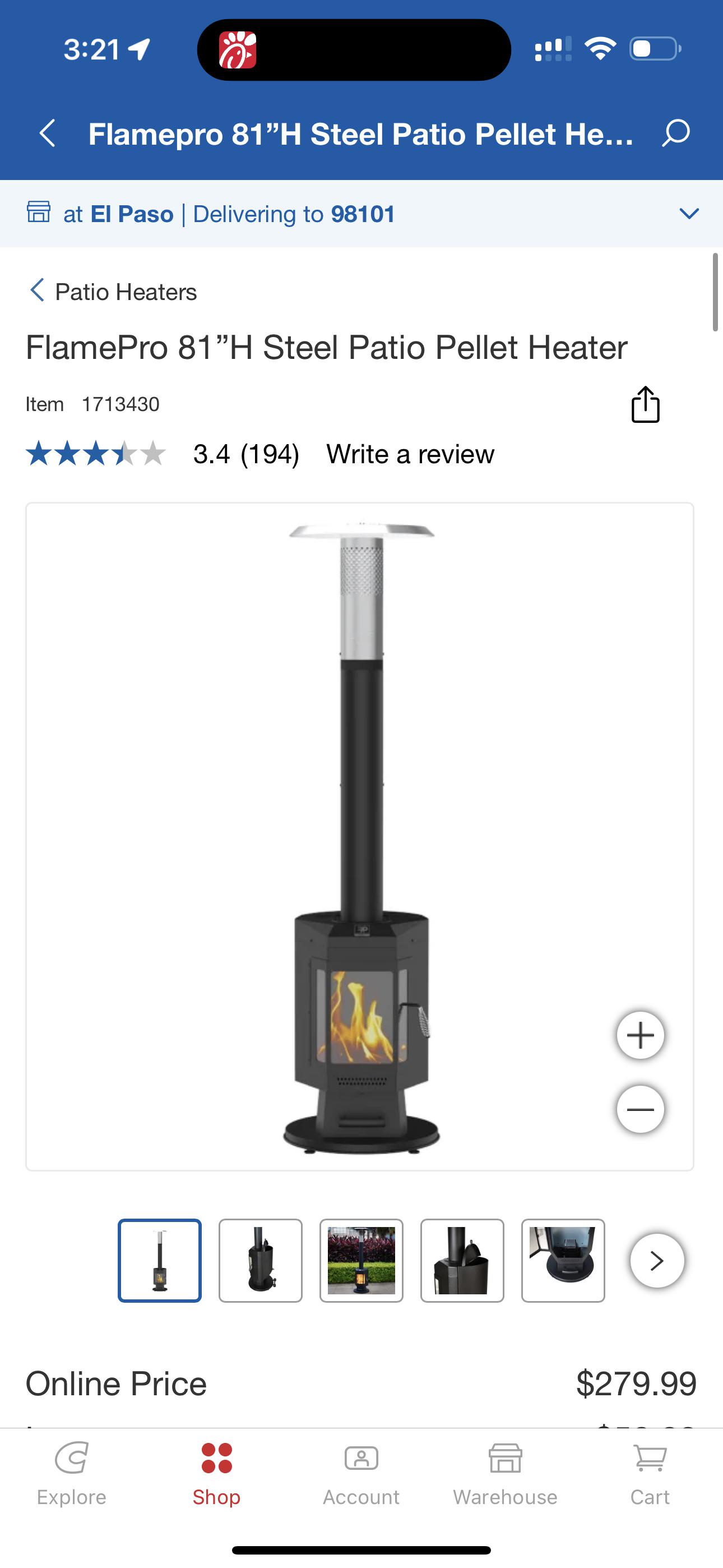 屋外用ペレットストーブ。 : r/Costco