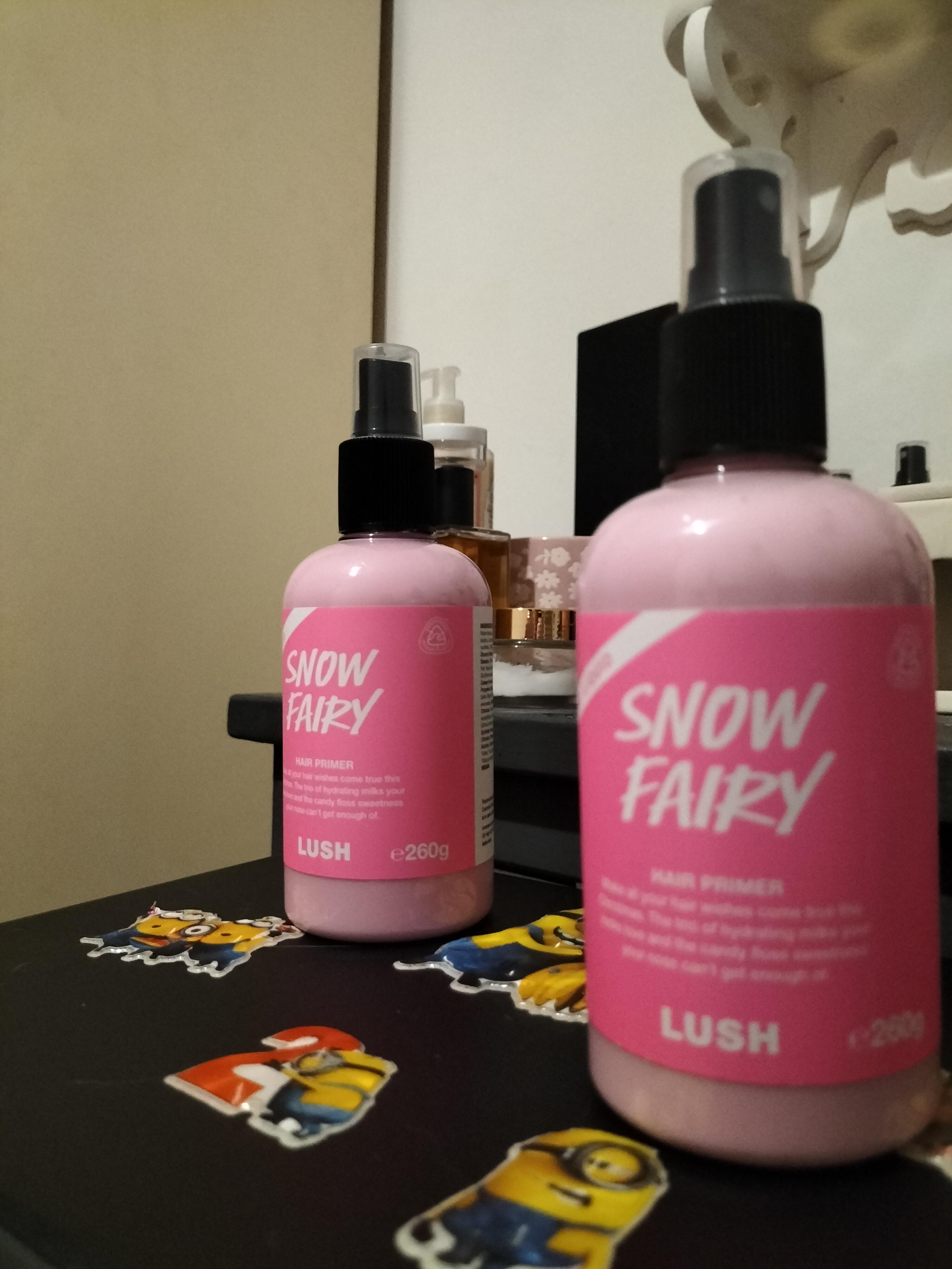 初めての投稿だよみんな、スノーフェアリーのヘアロクはボディスプレー