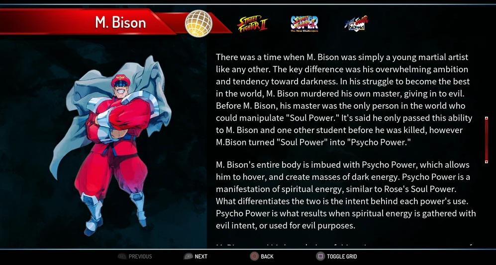 Some information on Bison's master and the origin of psycho power