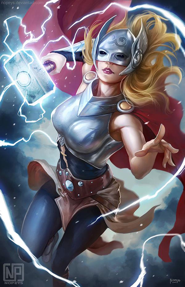 ジェーン・フォスター、驚くほど素晴らしいマイティ・ソーとして : r