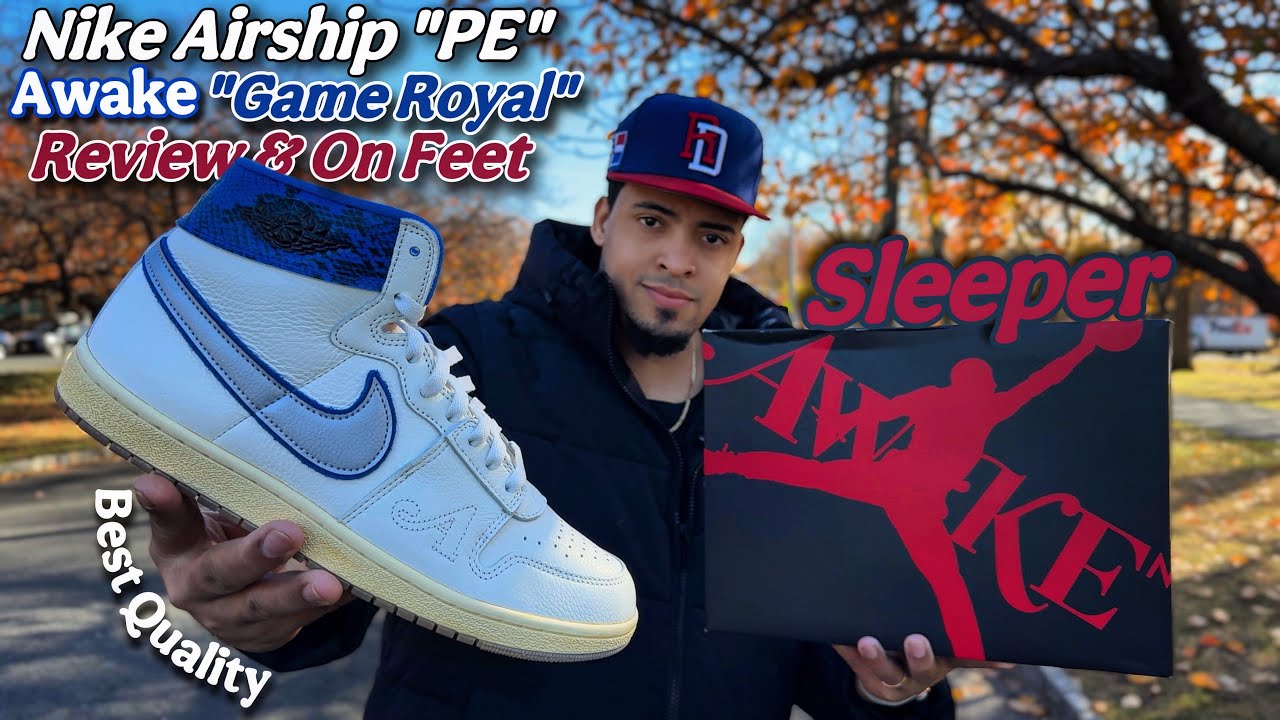 Nike Airship PE Awake NY “Game Royal” Review & On Feet 🦶 - YouTube