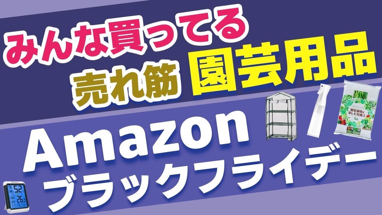Amazonブラックフライデー2024】園芸道具が超お買い得！植物育成ライト