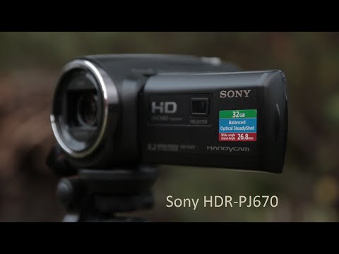 Sony HDR-PJ670 FullHD camcorder review - YouTube