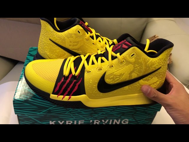 Nike Kyrie 3 Mamba Mentality Bruce Lee Unboxing From GOAT APP