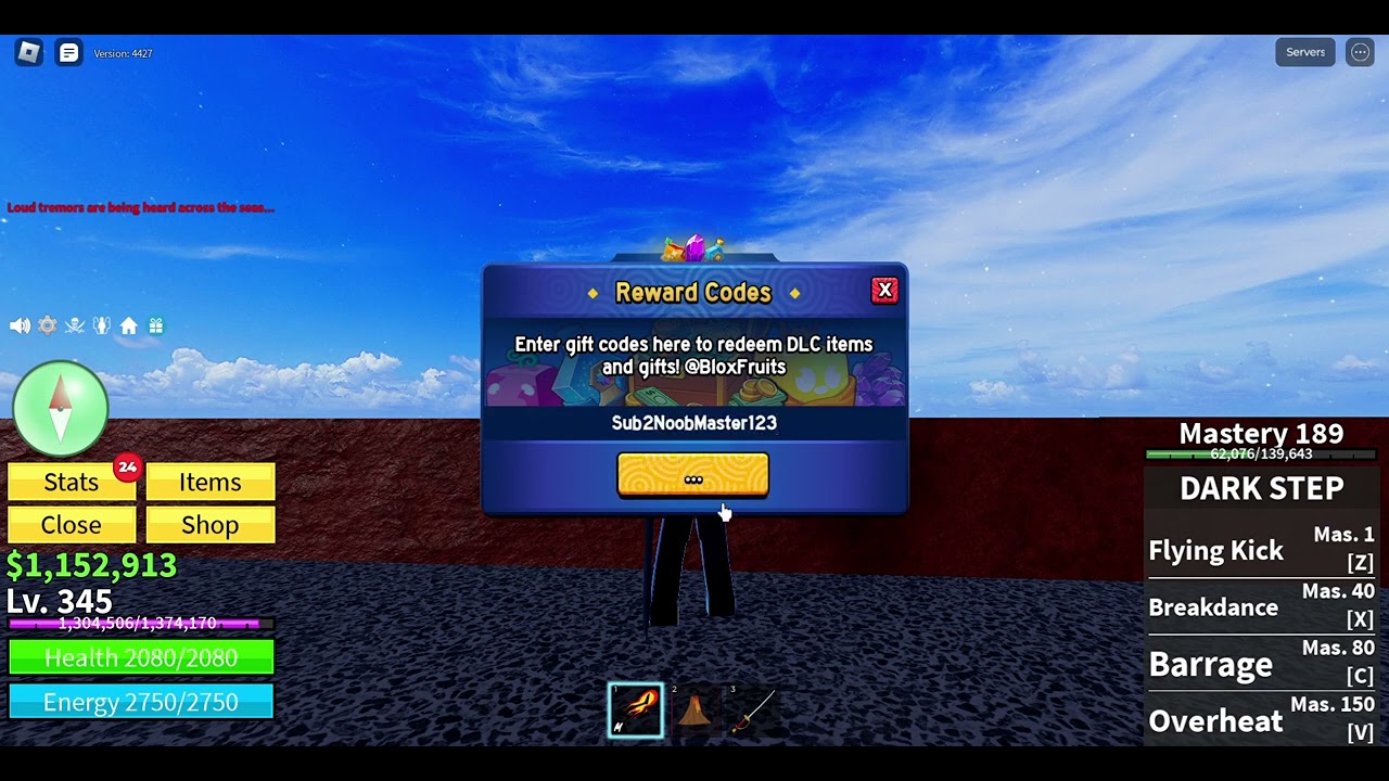 NEW CODES* ALL NEW WORKING CODES IN BLOX FRUITS AUGUST 2024