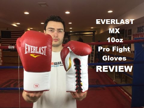 Everlast MX Pro Fight 10oz Boxing Gloves Review by ratethisgear