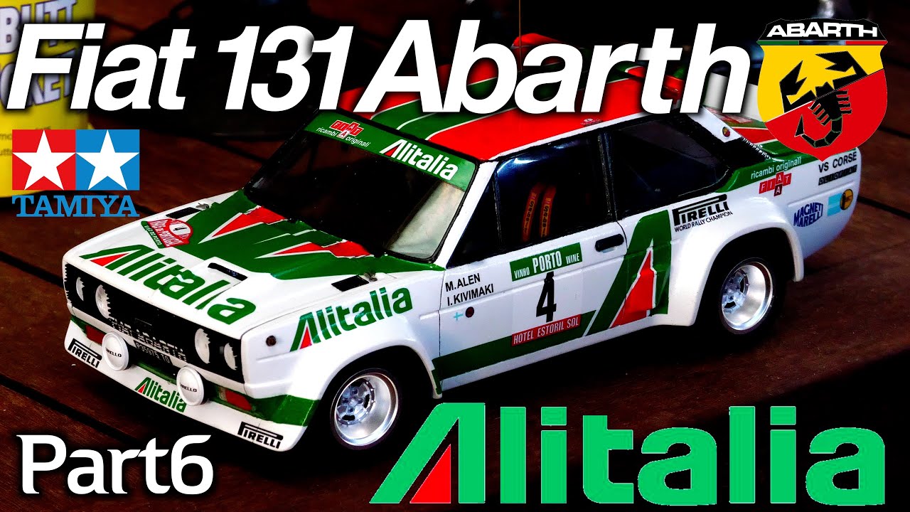 Tamiya - 1978 Fiat 131 Abarth (1/20 Scale) Part6 - YouTube