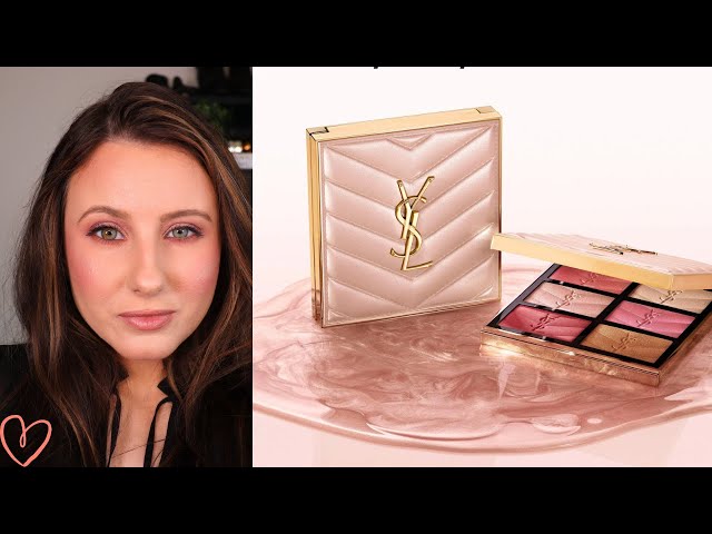 NEW! YSL Golden Oasis Couture Face Palette Review - YouTube