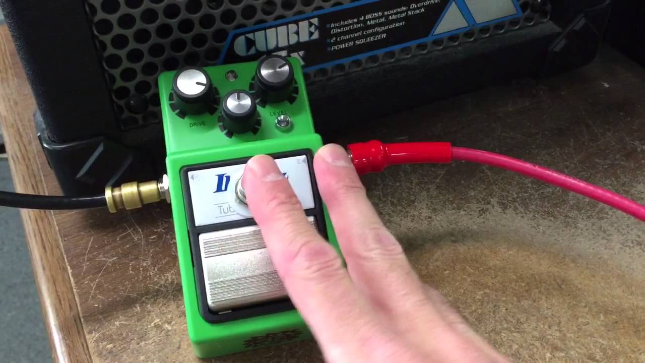 Analog Man Ibanez TS9 mod, with buffered and true bypass - YouTube