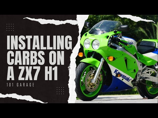 Installing Carburetors | Kawasaki ZX7 Ninja | Rebuilding