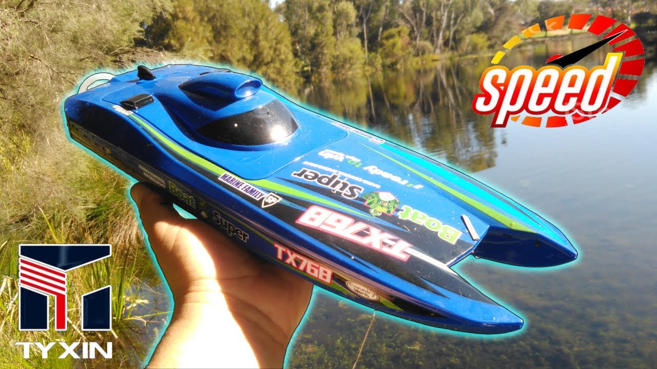 Super Dino 768 RCボート Amazon.com: TX768 RC Jet Boat, 30km/h High