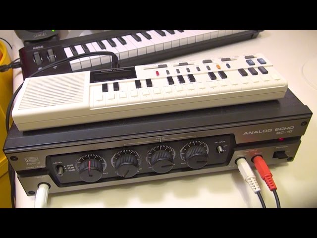 Roland ANALOG ECHO DC 10 + CASIO VL-TONE (VL-1) - YouTube