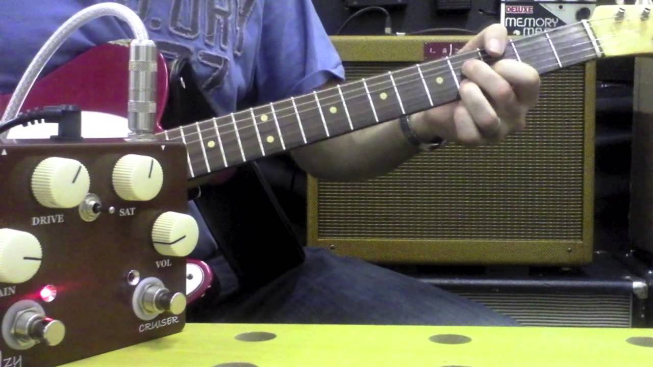 LazyJ Cruiser Overdrive Booster. Featuring LazyJ J20 with Fender