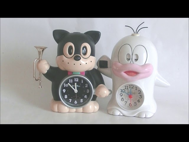 オバケのQ太郎 のらくろクン 目覚まし時計 rare alarm clock - YouTube
