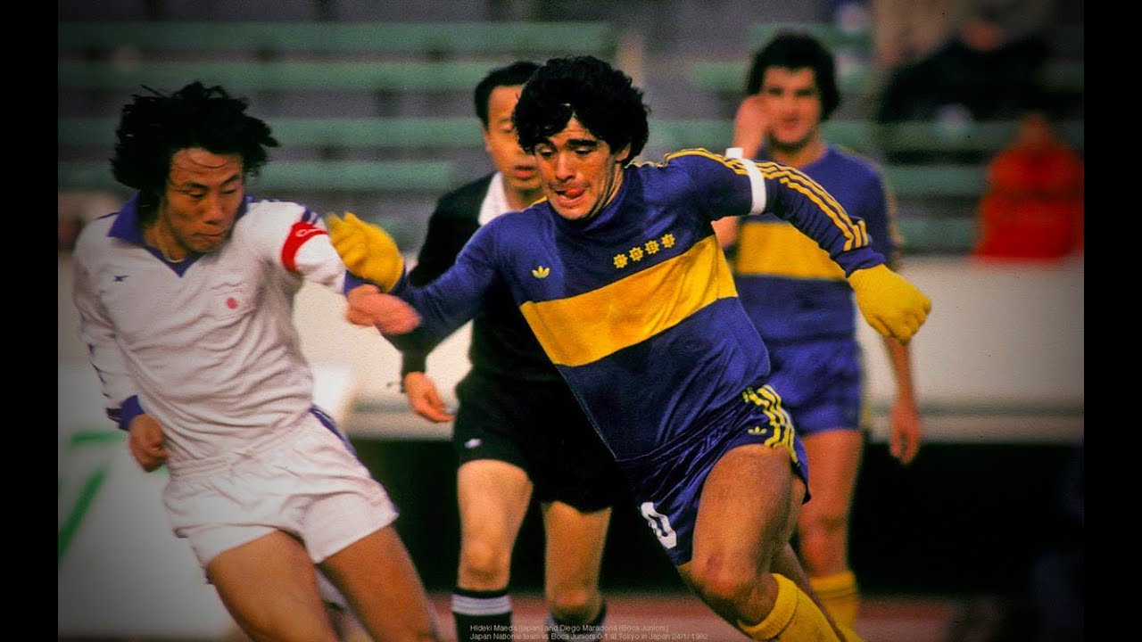マラドーナが日本代表を子供扱いにした試合！恐るべき左の足技スキル