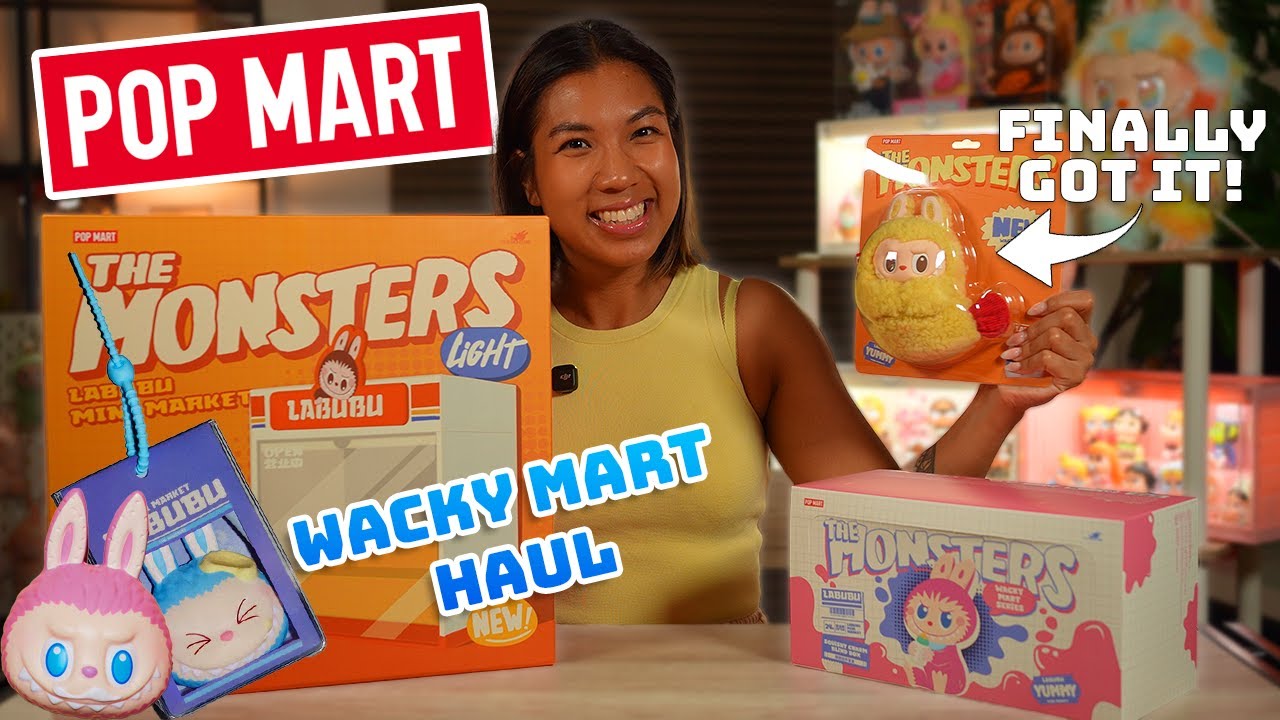 THE MONSTERS Wacky Mart Haul! Pinch Pendants, Earphone Case and