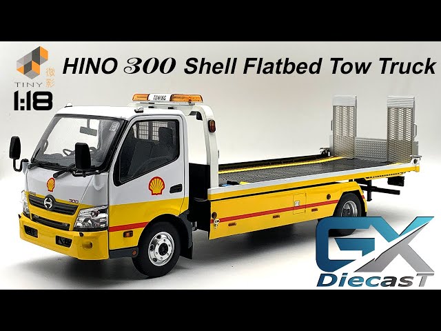 ミニカー tiny 1/18scale HINO 300 1/18 Tiny Hino 300 Flatbed Tow