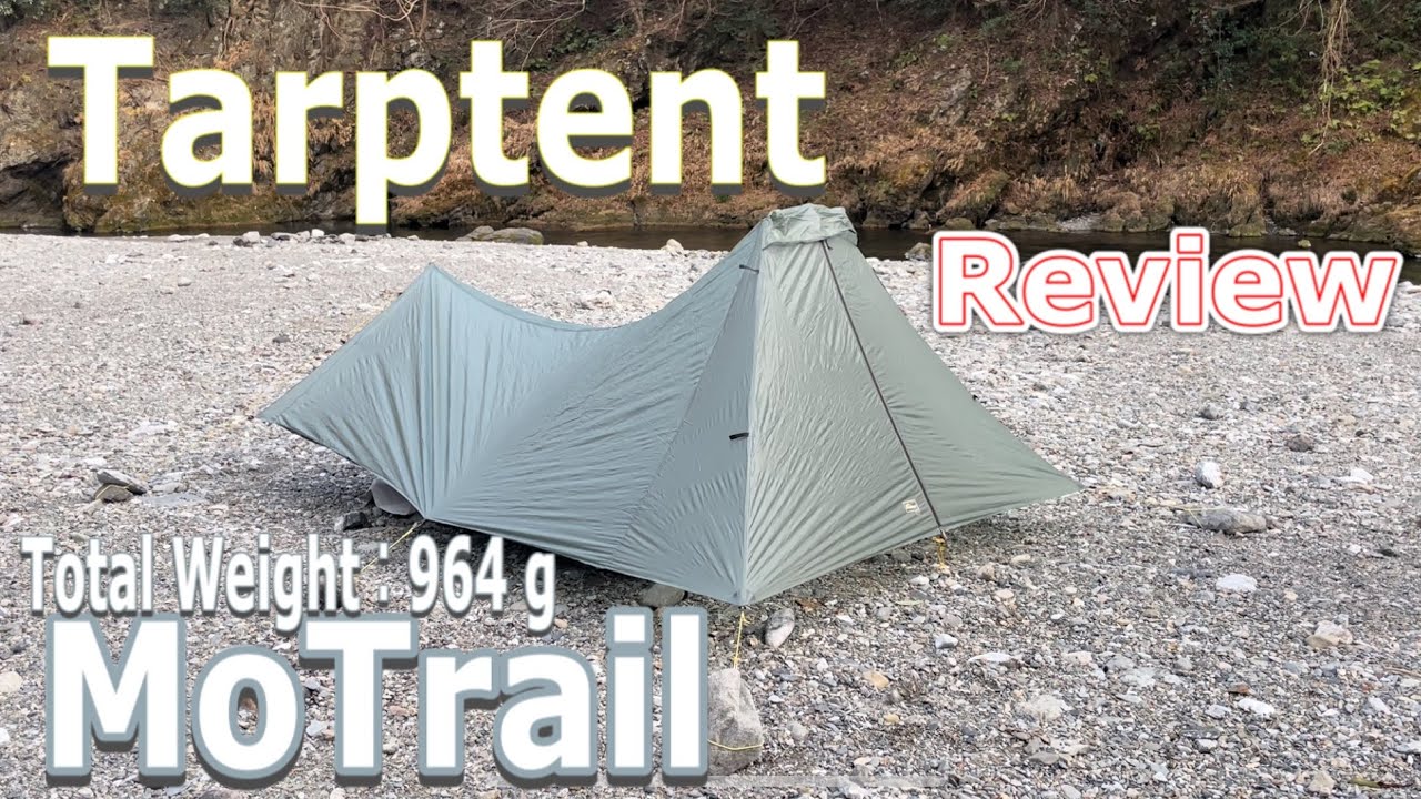 Tarptent MoTrail Setup Review & camping, bonfire cooking - YouTube