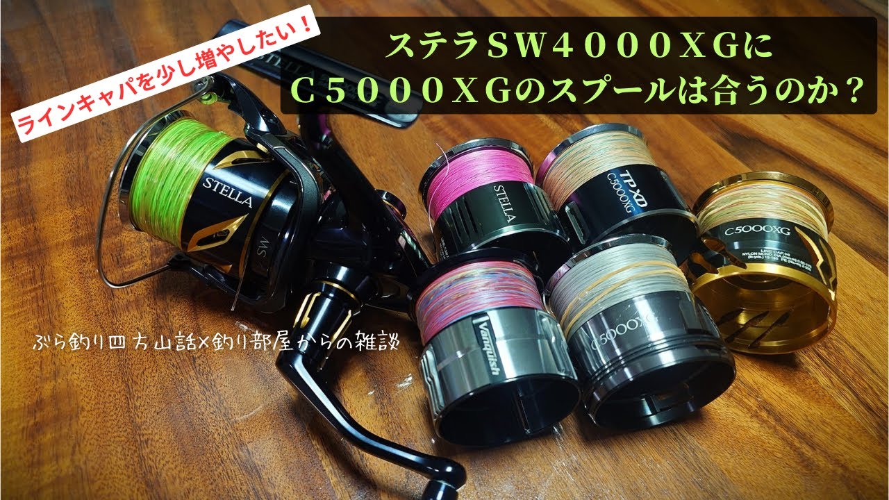 ラインキャパを少し増やしたい！20ステラSW4000XGに