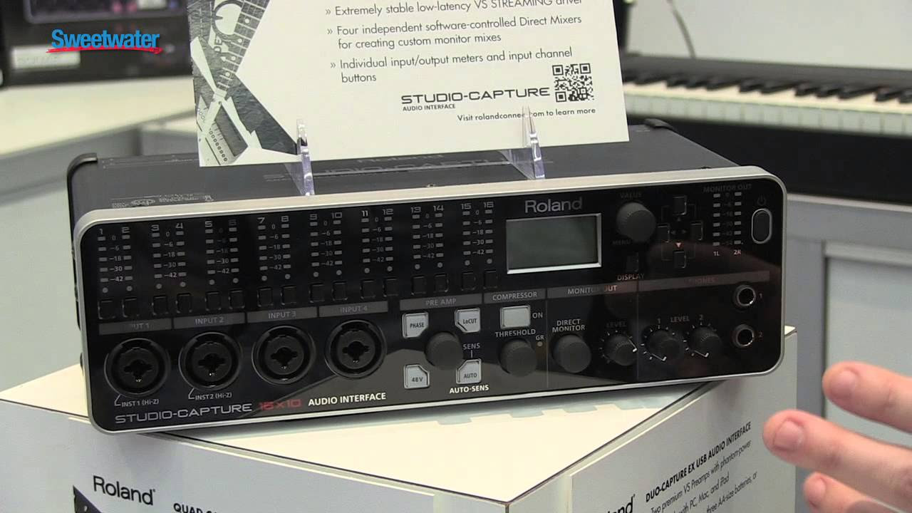 Roland Studio Capture USB Audio Interface Overview - Sweetwater