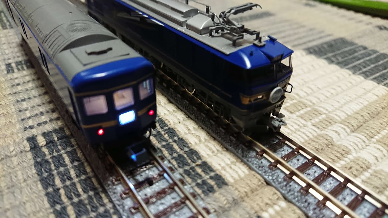 Nゲージ【北斗星】(KATO)室内灯の色分けにもっとこだわってみた!!♯101