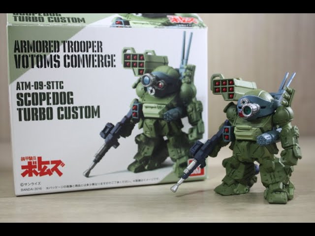 Armored Trooper Votoms Converge Scopedog Turbo Custom Review - YouTube