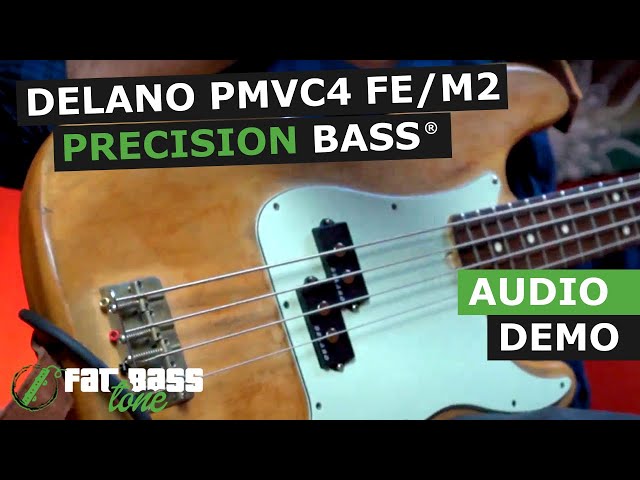 Delano PMVC4 FE/M2 Precision Bass Pickup Demo - YouTube