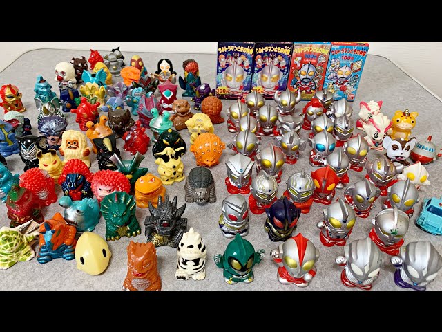 Opening the present] A large number of Ultraman monster finger