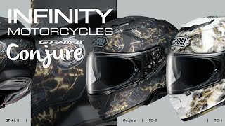 SHOEI GT-AIR 2 - CONJURE TC6 & TC9 Helmet Spin View Video - YouTube
