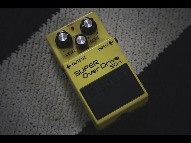 GEAR DEMO - Analogman SD-1 Silver Mod - YouTube