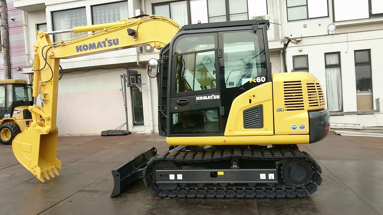 コマツ PC60-8 ユンボ 油圧ショベル 0.25m3 [BE1892] 【共用配管