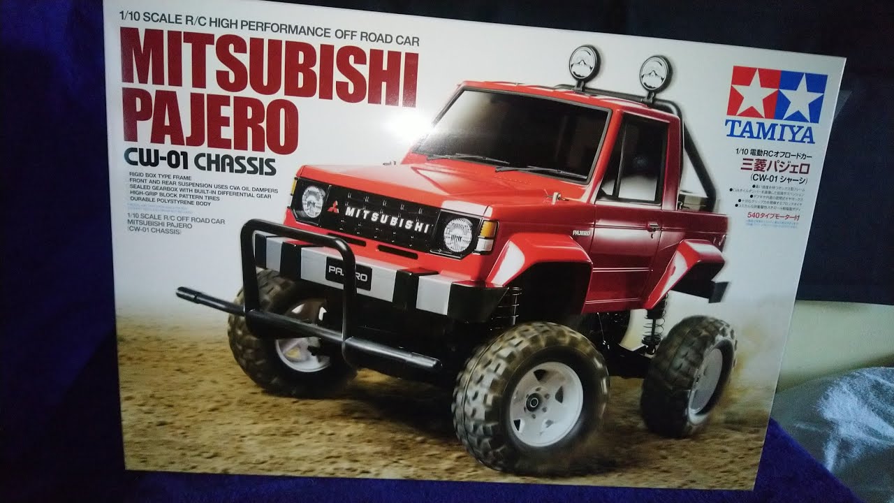 Unboxing Tamiya Mitsubishi Pajero Kit CW-01 - YouTube