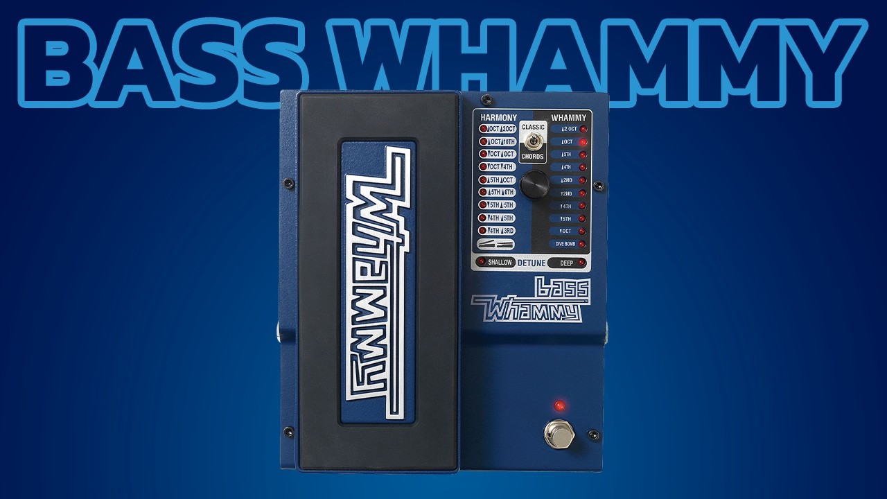 DigiTech Bass Whammy Pitch Shift Bass Pedal | Sweetwater