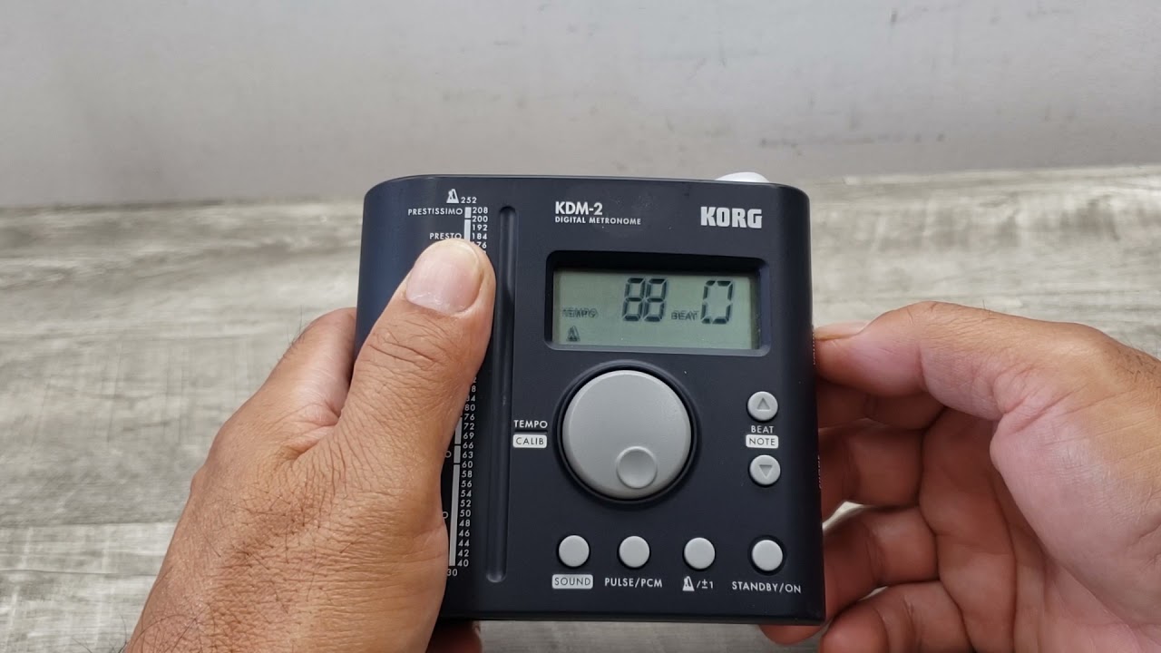 Korg KDM-2 Digital Metronome Demo - YouTube