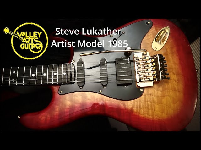 I played My Dream Guitar!!! The Valley Arts Steve Lukather Artist