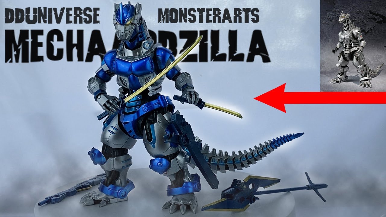 Custom SH MonsterArts Mechagodzilla - DDUniverse Kiryu - YouTube